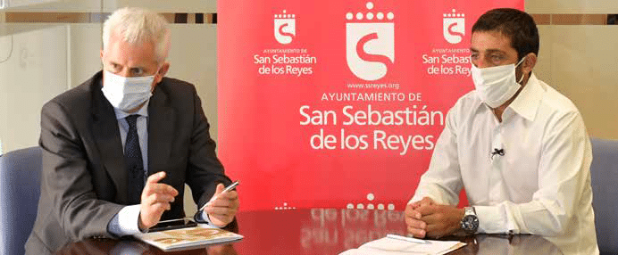 El alcalde y el vicealcalde de Sanse.