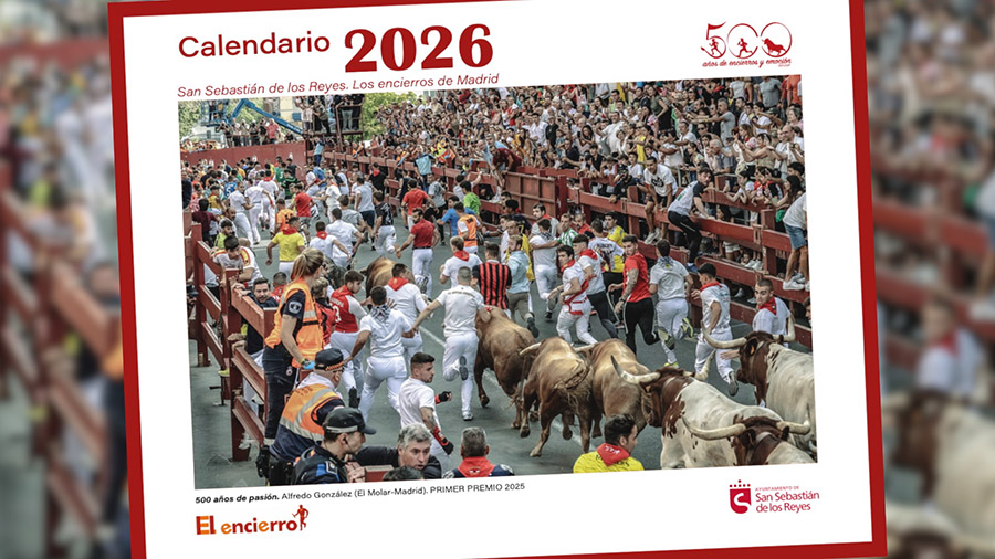 Imagen Un año en imágenes: llega el calendario 2026 con lo mejor de los encierros