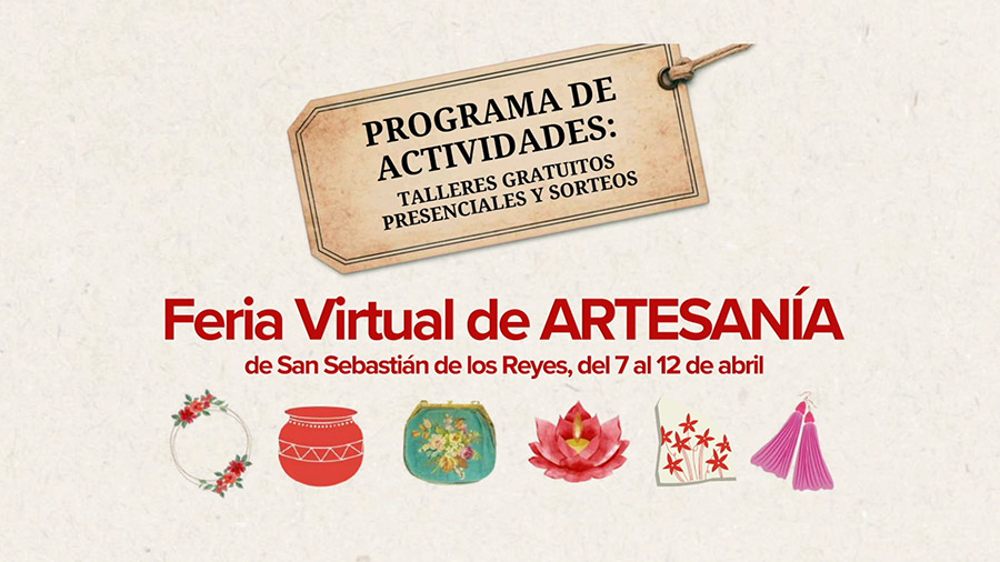 Imagen En marcha la Feria Virtual de Artesanía de San Sebastián de los Reyes