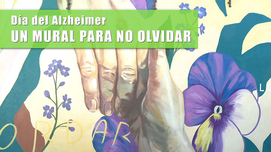 Imagen Un mural para no olvidar: así se visibiliza el Alzheimer en San...