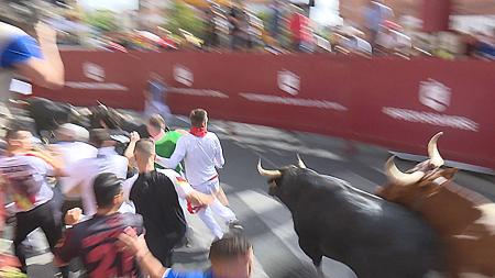 Imagen Veloz, vistoso y sin incidentes, así el primer encierro de San Sebastián...