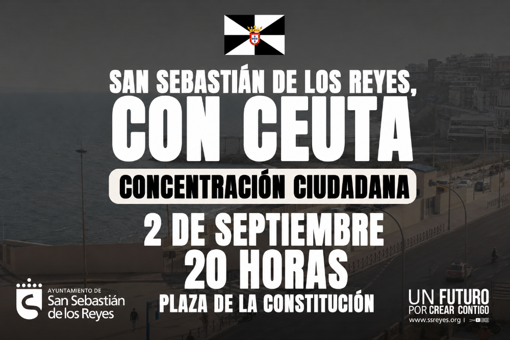 Imagen San Sebastián de los Reyes convoca una concentración en apoyo a los ciudadanos de Ceuta