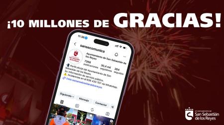 Imagen Las redes sociales del Ayuntamiento superan los 10,8 millones de visualizaciones durante las Fiestas