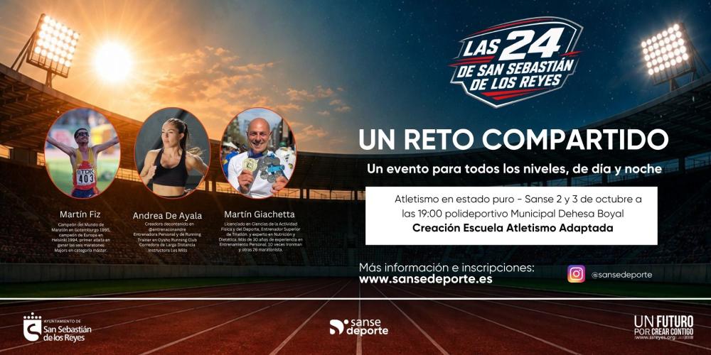 Imagen Las 24 Horas de San Sebastián de los Reyes reunirán a corredores durante un día completo de atletismo y solidaridad