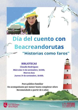 2026-11-11, 19 CARTEL DÍA DEL CUENTO HISTORIAS COMO FAROS