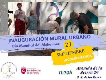 Imagen AFA organiza una marcha y un mural urbano por el Día Mundial del Alzheimer