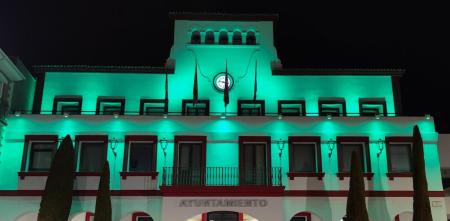 Imagen El Ayuntamiento iluminará hoy de verde su fachada por el Día Internacional de la Distrofia Miotónica
