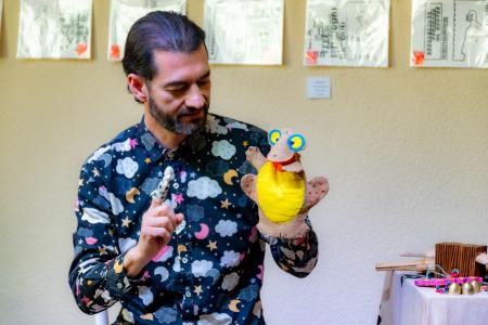 Imagen Bebecuentos. Nelson Calderón: La fiesta de la rana mariana