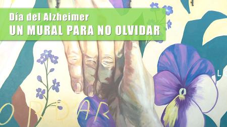 Imagen Un mural para no olvidar: así se visibiliza el Alzheimer en San...