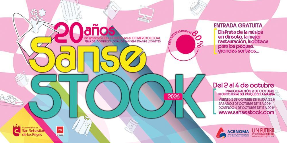 Imagen Hoy se inaugura Sansestock y se conmemora el 20º aniversario de la feria comercial más importante del norte de Madrid