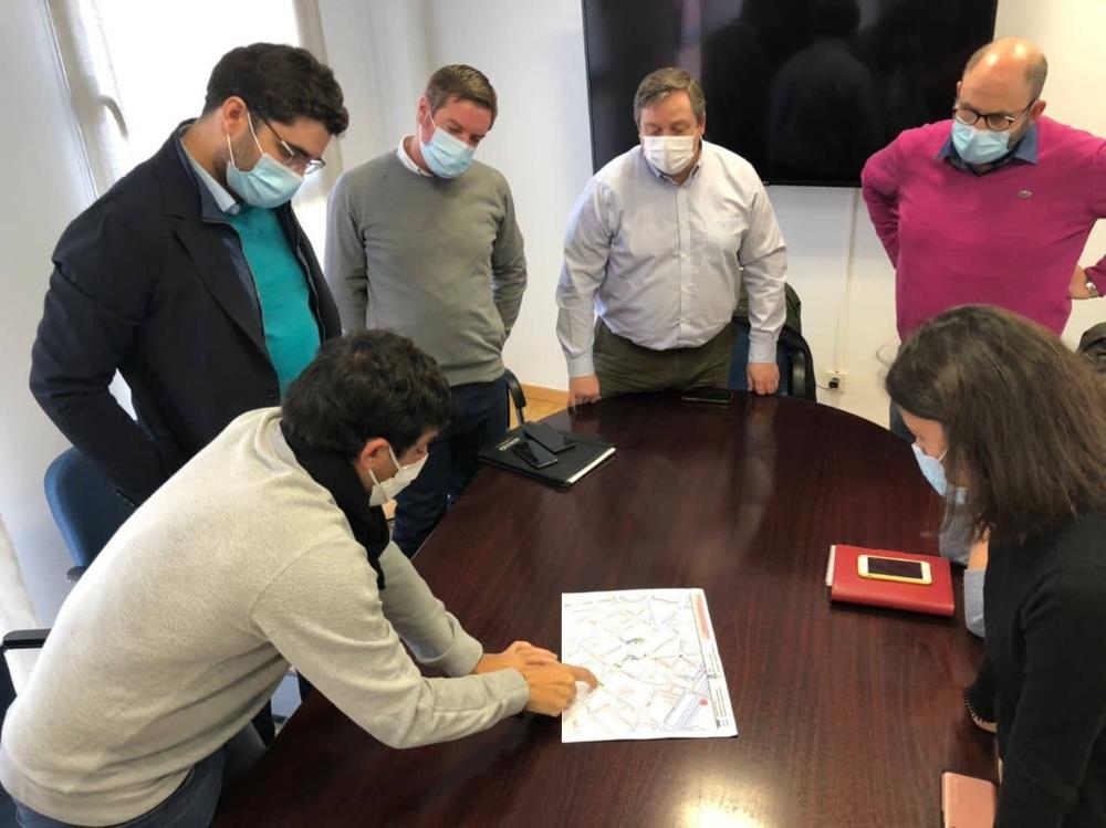 Reunión ACENOMA Peatonalización Calle Real Apertura tráfico San Sebastián de los Reyes