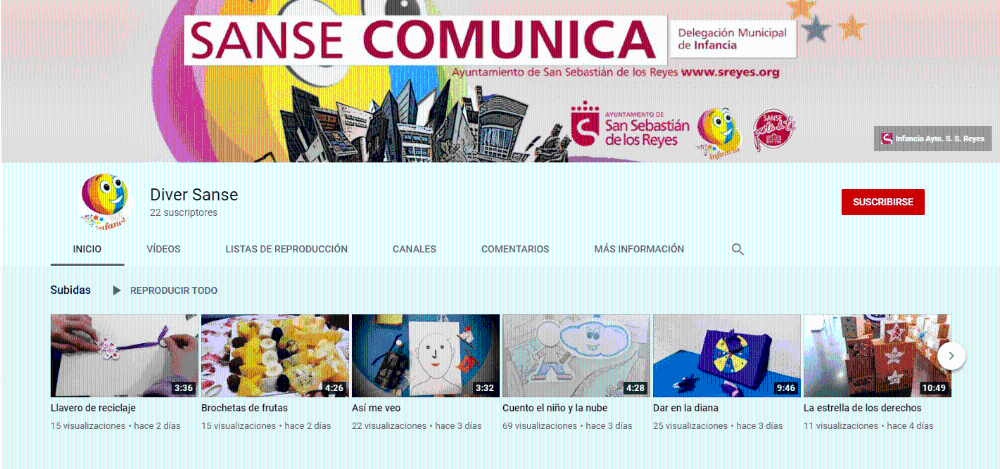 Imagen El YouTube de `SanseComunica´, líder entre los ayuntamientos de Madrid