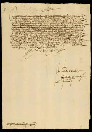 Imagen 1515, julio, 20. Burgos. Archivo Municipal de Toledo