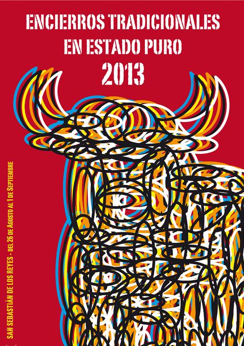 Imagen Carteles anunciadores de las Fiestas y Encierros 2013