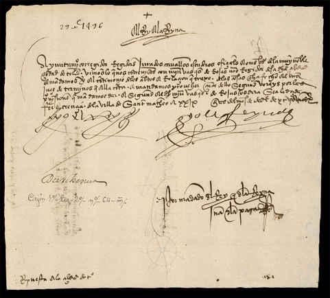 Imagen 1496, diciembre, 29. San Mateo. Archivo Municipal de Toledo