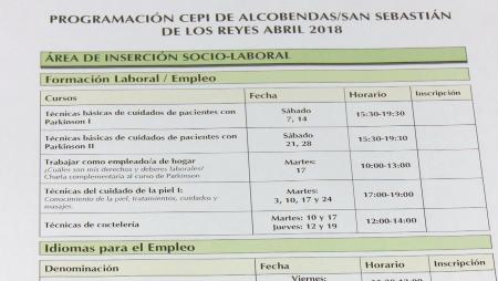 Imagen Abril llega al CEPI con cursos de cuidados a pacientes con Parkinson