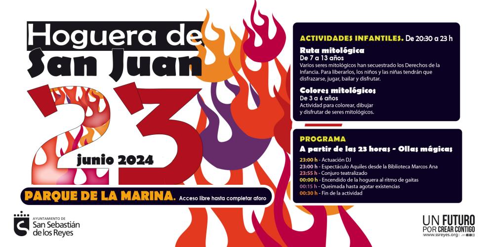 Imagen La noche de San Juan tendrá hoguera, pasacalles, cortometrajes al aire libre y actividades para la infancia y la juventud