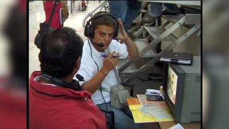 Imagen Javier Gallego, veinte años retransmitiendo los encierros de San...