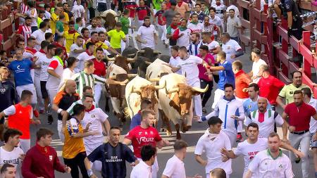 Imagen Abrir hueco, reto del octavo y último encierro de San Sebastián de los...