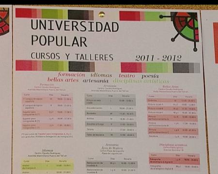 Imagen Inscripciones para los Cursos y Talleres de la Universidad Popular