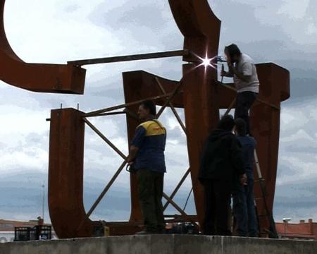 Imagen Alegoría a la libertad, nueva escultura de Utande para Sanse