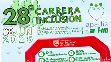 Imagen El 8 de junio, participa en la 28ª Carrera de la Inclusión de APADIS