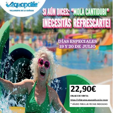Imagen Aquopolis ofrece entradas a los vecinos de la ciudad a un precio muy ventajoso