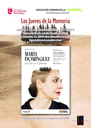 Los jueves de la memoria: María Domínguez. Una flor en el páramo