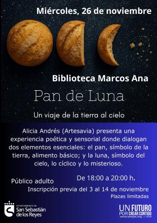 Taller literario, sensorial y creativo. 'Pan y luna'. Artesavia.