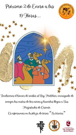 Visita del Su Majestad el Rey mago Melchor