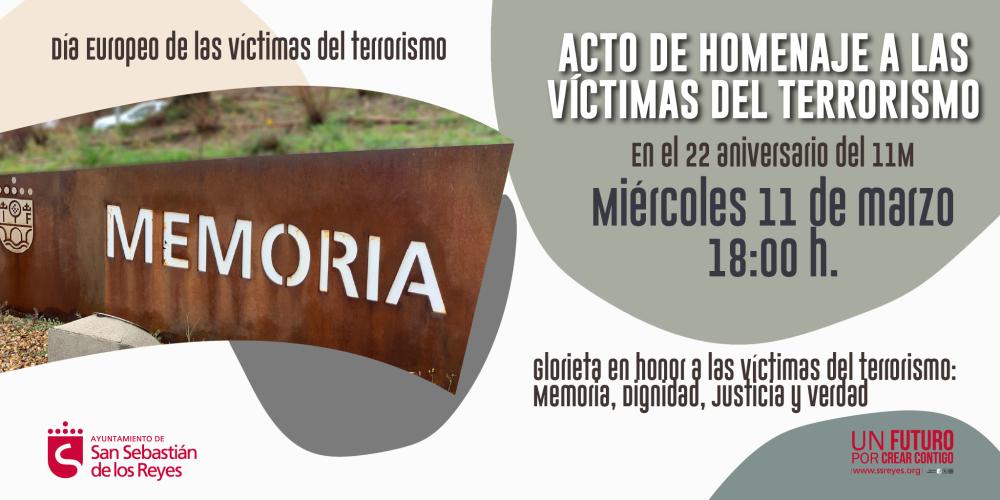 Imagen Nuestra ciudad conmemorará el Día Europeo de las Víctimas del Terrorismo el miércoles 11 de marzo