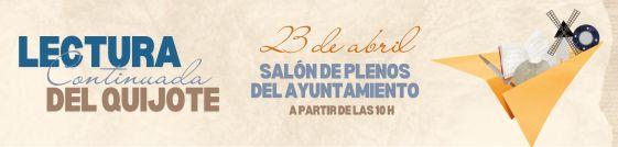 Imagen Banner lectura Quijote 2026
