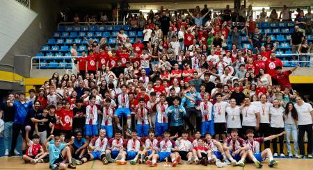 Imagen El juvenil masculino del Club Balonmano Sanse se proclama Campeón de Madrid y el equipo cadete, subcampeón