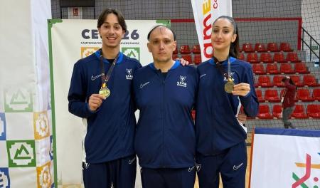 Imagen Iker Abad y Sofía García, del Hankuk International School, logran la medalla de oro en el Campeonato de España Universitario 2026