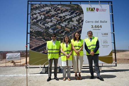 Imagen Comienzan oficialmente las obras de urbanización de Cerro del Baile, con...