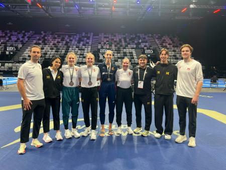 Imagen Domingo mágico del Hankuk en Alemania: oros de Luana y Viviana Márton y...
