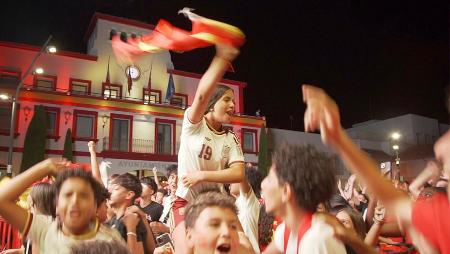 Imagen España, campeona del mundo: así estalló San Sebastián de los Reyes con la final