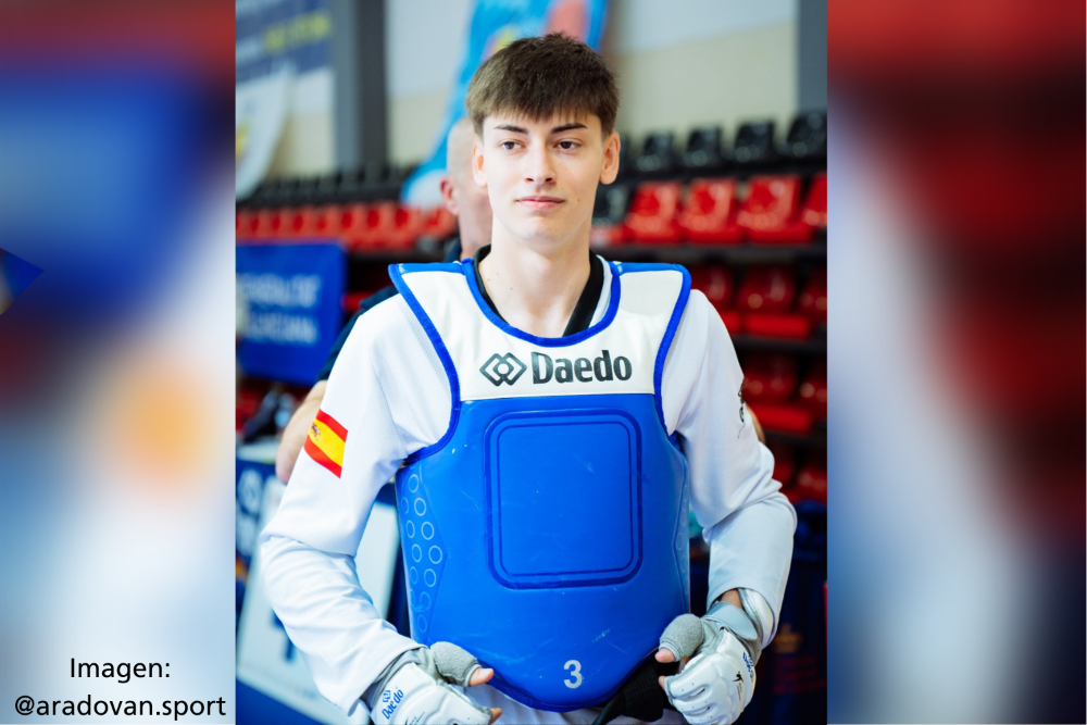 Imagen El taekwondista Jesús Fraile ha sido convocado con España para los Juegos Mediterráneos de Taranto 2026